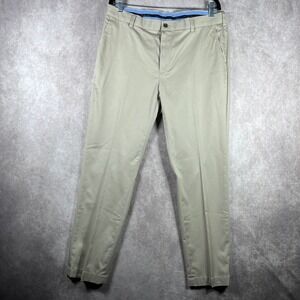 Brooks‎ Brothers Advantage Chino Milano Pants Mens 35X30 Tan Lightweight Office